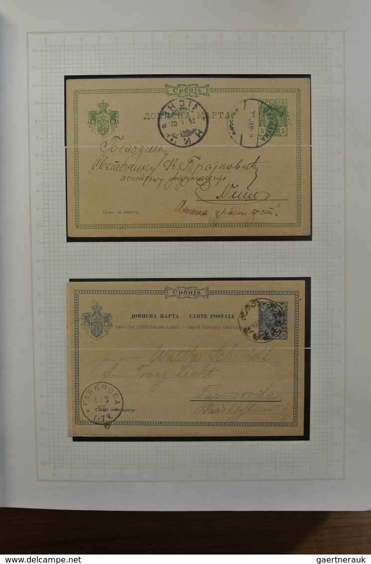 Jugoslawien: 1866-1945. Partly specialised, MNH, mint hinged and used collection Yugoslavia 1866-194