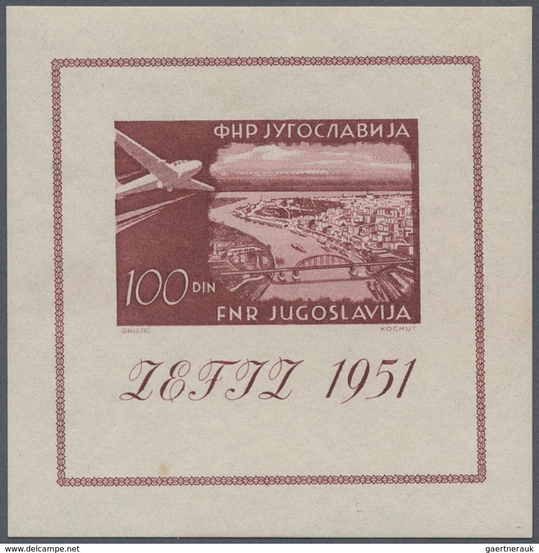 Jugoslawien: 1900/1951 (ca.), Yugoslavia And Some Area, Mainly U/m Assortment On Stocksheet Incl. Be - Oblitérés