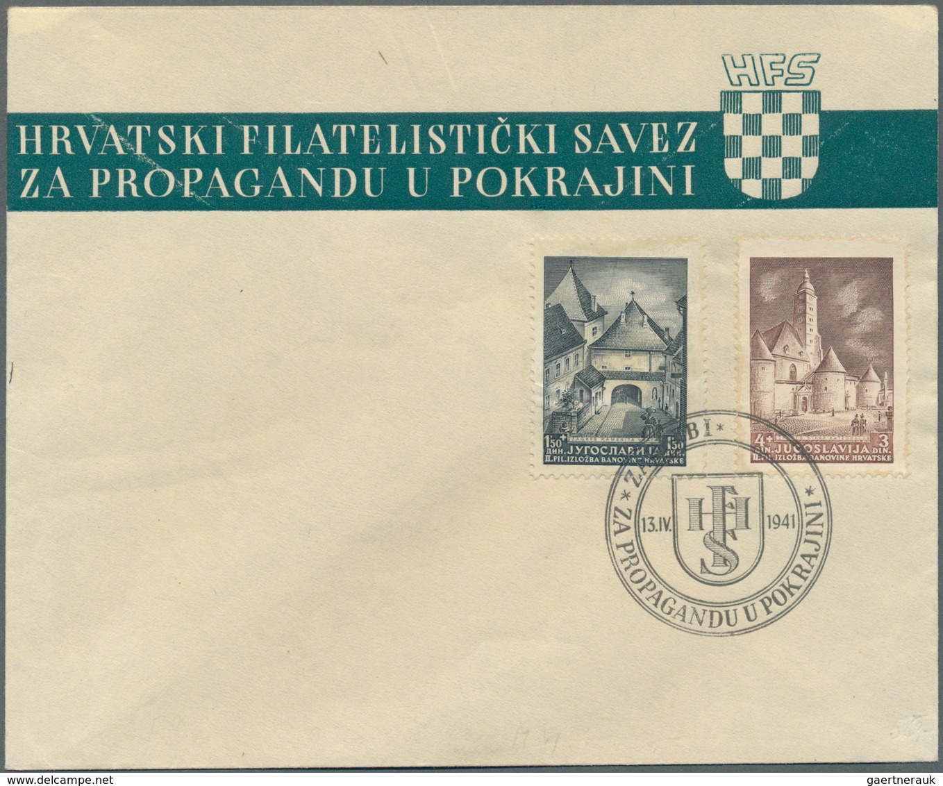 Jugoslawien: 1919/1963, Assortment Of 24 Covers/card (mainly F.d.c.), E.g. 1933 PEN Congress, 1941 S - Usados