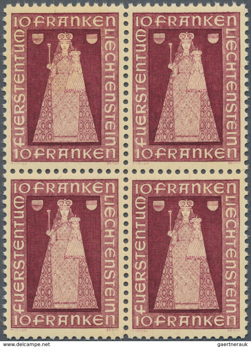Liechtenstein: 1928/1941, Postfrisches/ungebrauchtes Steckkartenlot Mit Mittleren Und Besseren Ausga - Cartas & Documentos
