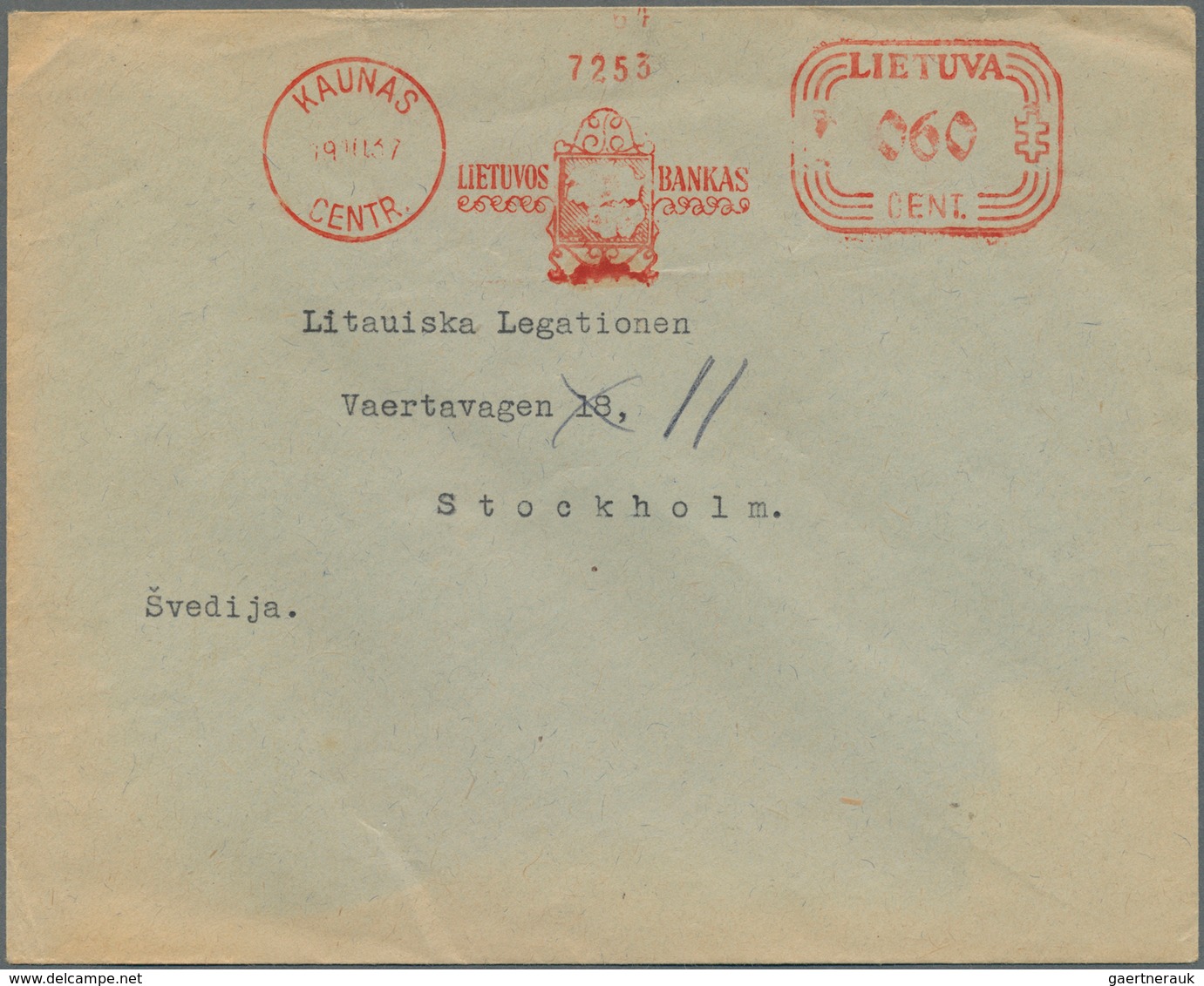 Litauen: 1919/1940, 12 Only Better Covers And Cards Inclufing Better Fdc, Grenzschutz Ost, Train Pos - Lituania