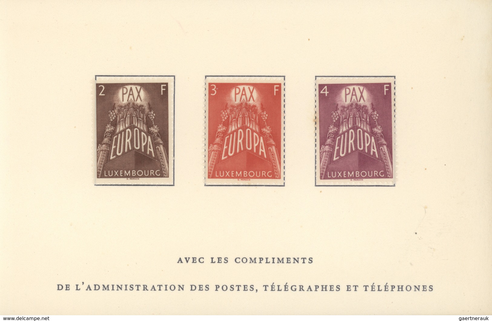 Luxemburg: 1955/1967, Holding Of Apprx. 63 Presentation Books (soft- And Hard-cover), Interesting Of - Cartas & Documentos