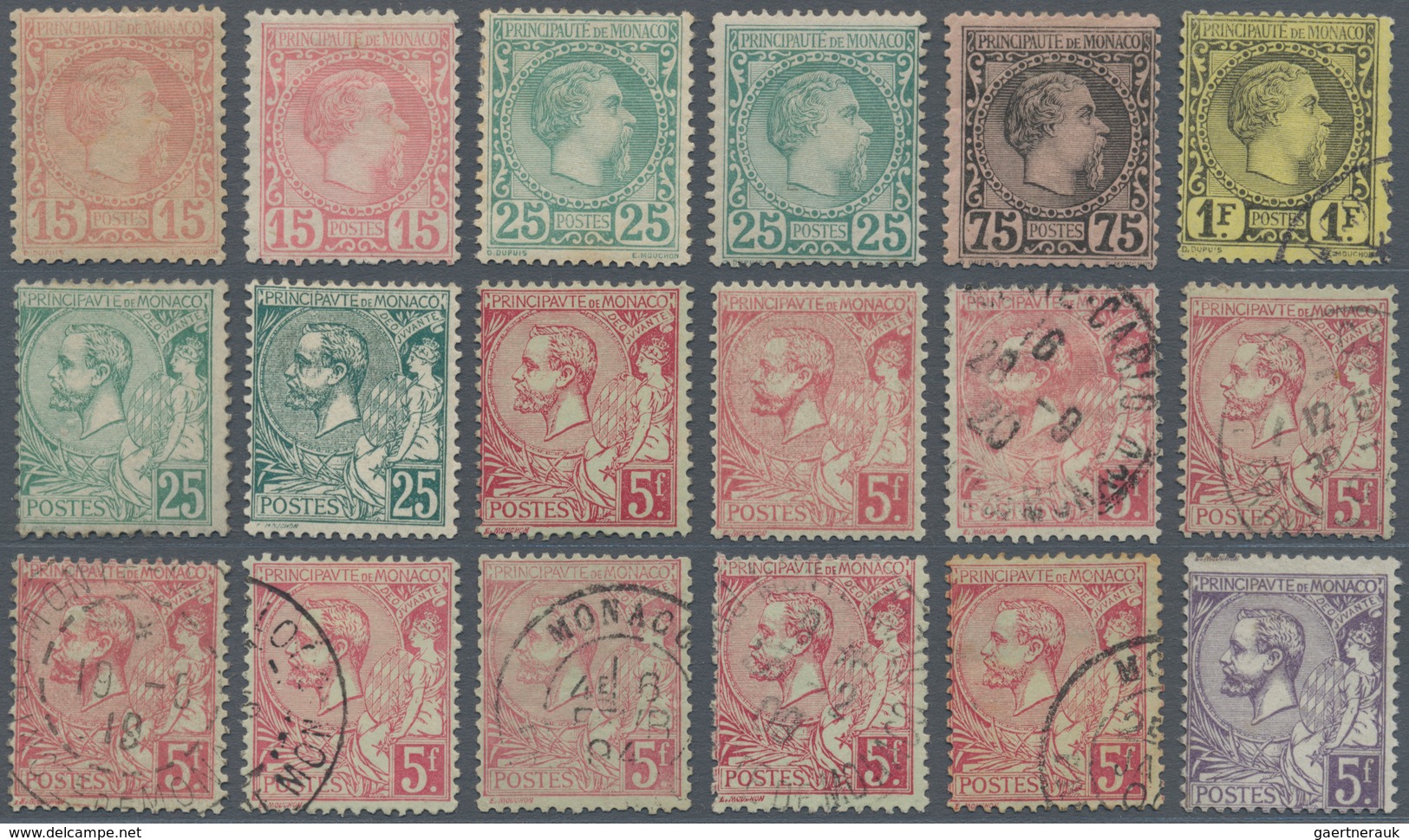 Monaco: 1885/1955 (ca.), Duplicates On Stockcards With Many Better Stamps Incl. A Very Great Part Of - Neufs