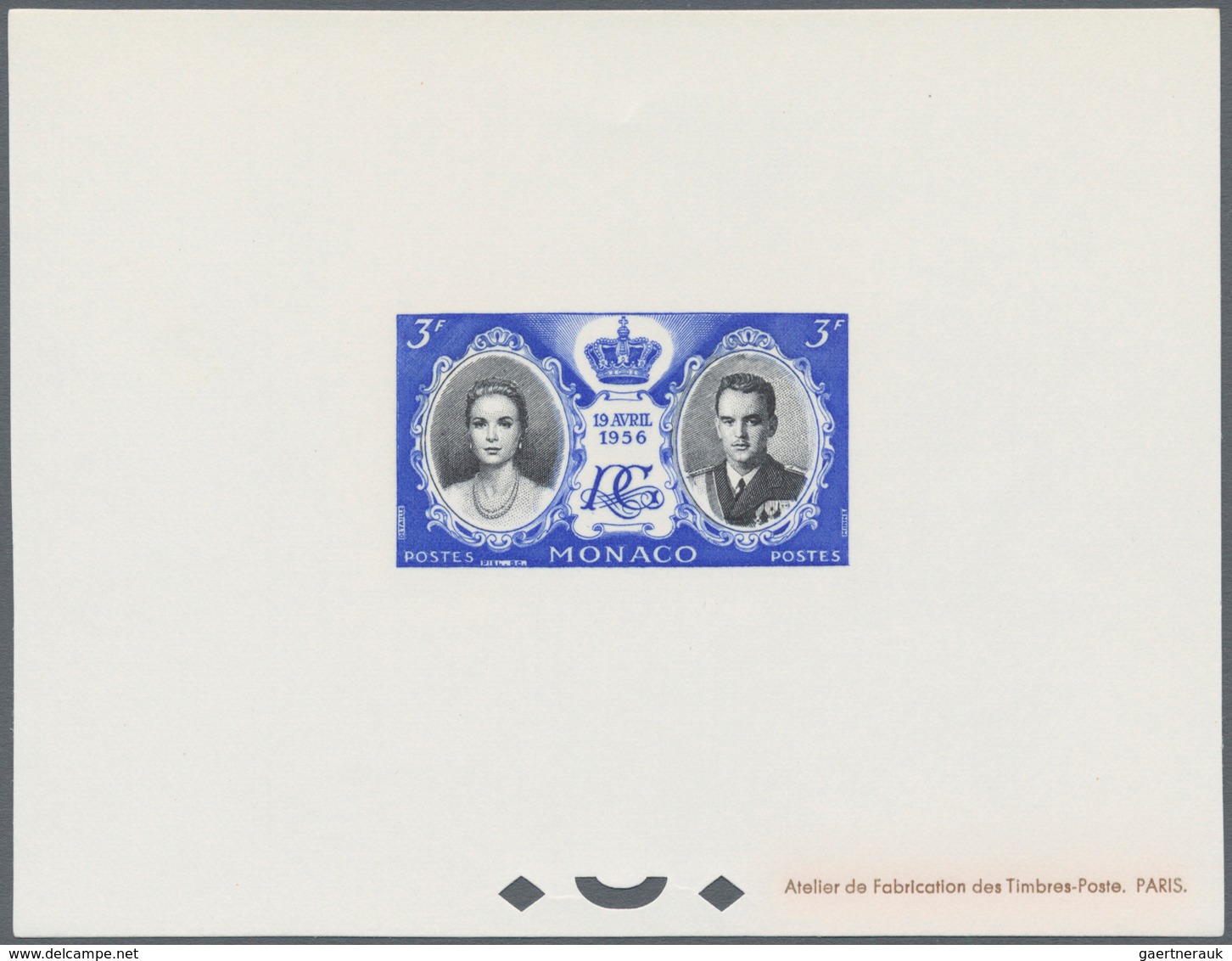 Monaco: 1956, Marriage Of Prince Rainier III. And Grace Kelly Set Of Five EPREUVES DE LUXE In A Lot - Nuevos