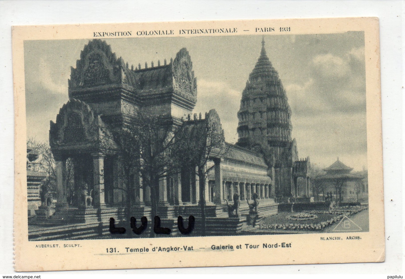 DEPT 75 : Paris édit. Braun  N° 131 : Temple D Anghor-Vat Exposition Coloniale 1931 - Expositions