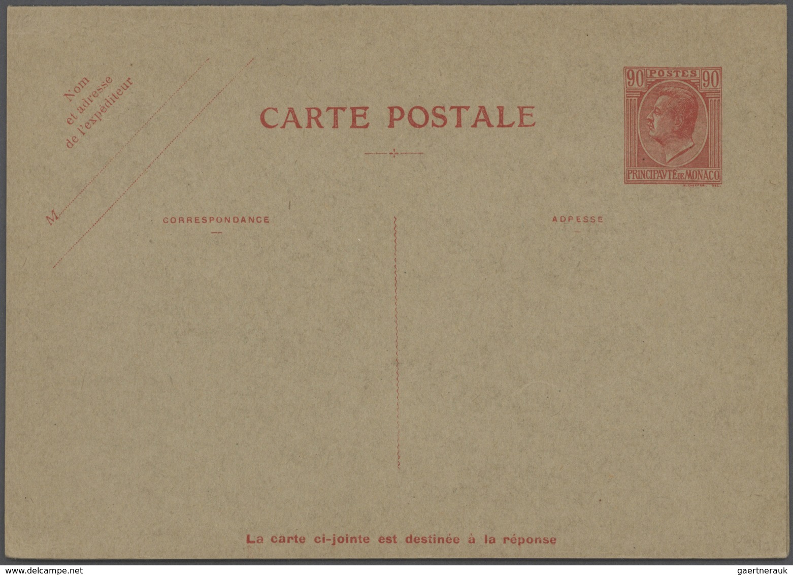 Monaco - Ganzsachen: 1885 From, Interesting Collection With More Than 50 Different, Mostly Mint Post - Enteros  Postales