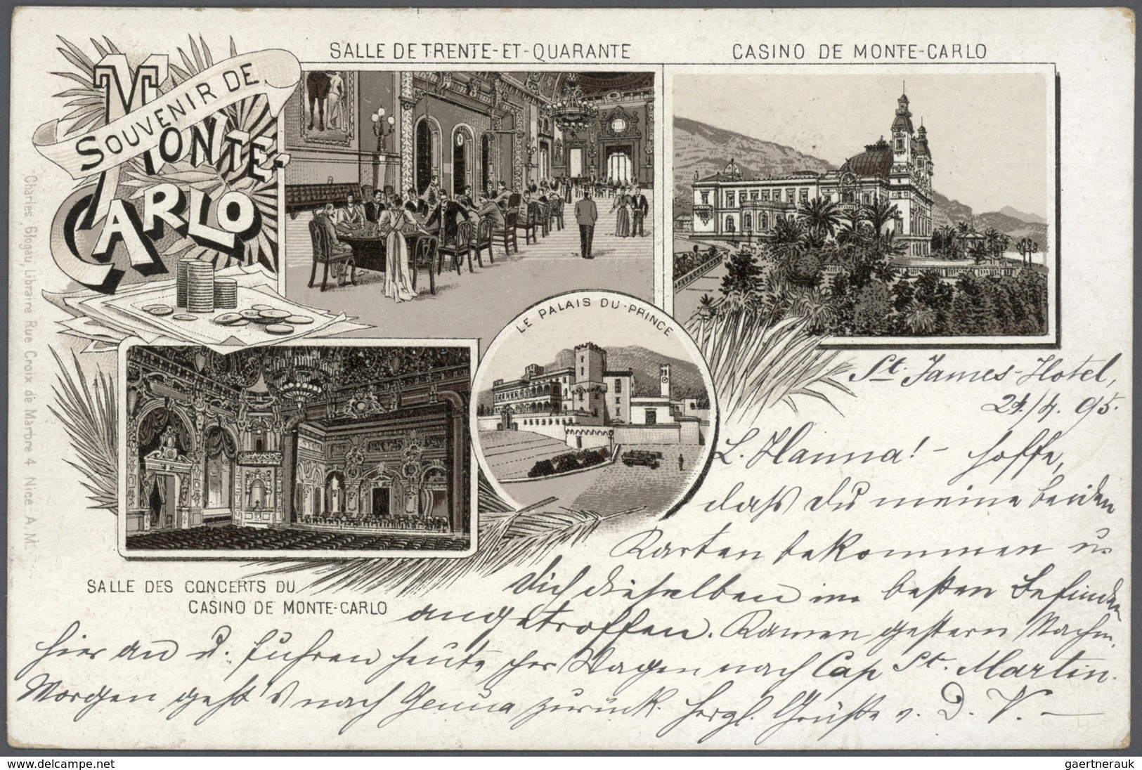 Monaco - Besonderheiten: 1895/1920, Stock Of Around 1,700 Historical Picture Postcards In Common Com - Otros & Sin Clasificación
