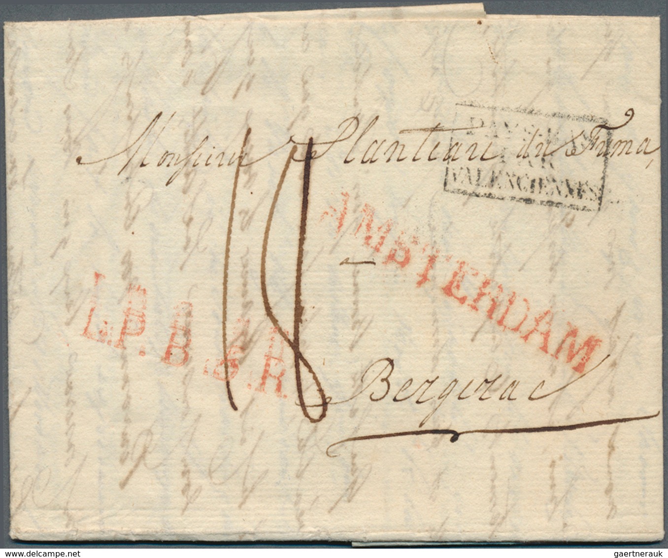 Niederlande - Vorphilatelie: 1773/1861, 23 Belege mit diversen TRANSIT-Stempeln, u.a. "D'HOLLANDE",