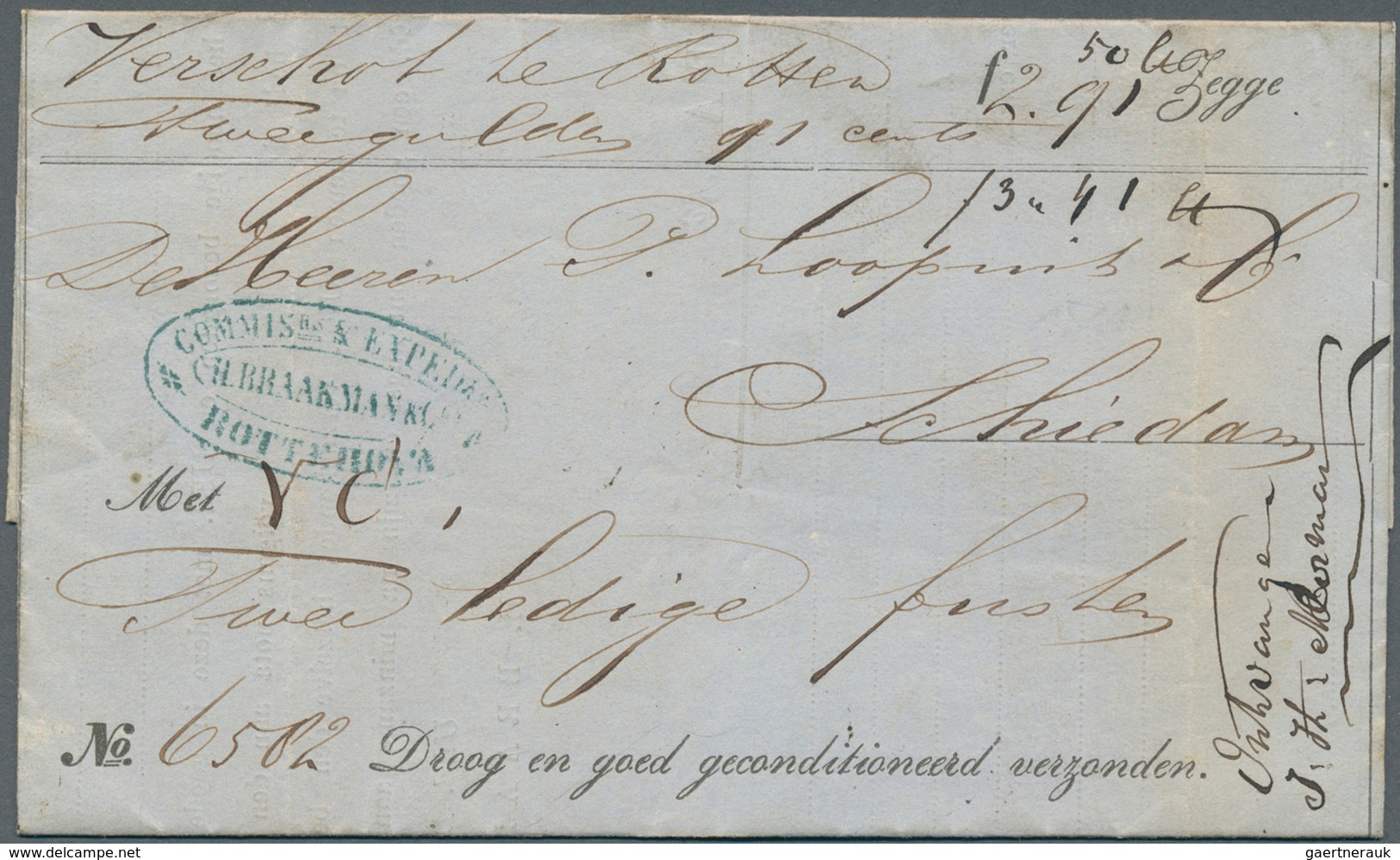 Niederlande - Vorphilatelie: 1798/1860, Tolle Partie Von Ca. 115 Belegen Mit Vielen Interessanten St - ...-1852 Precursores