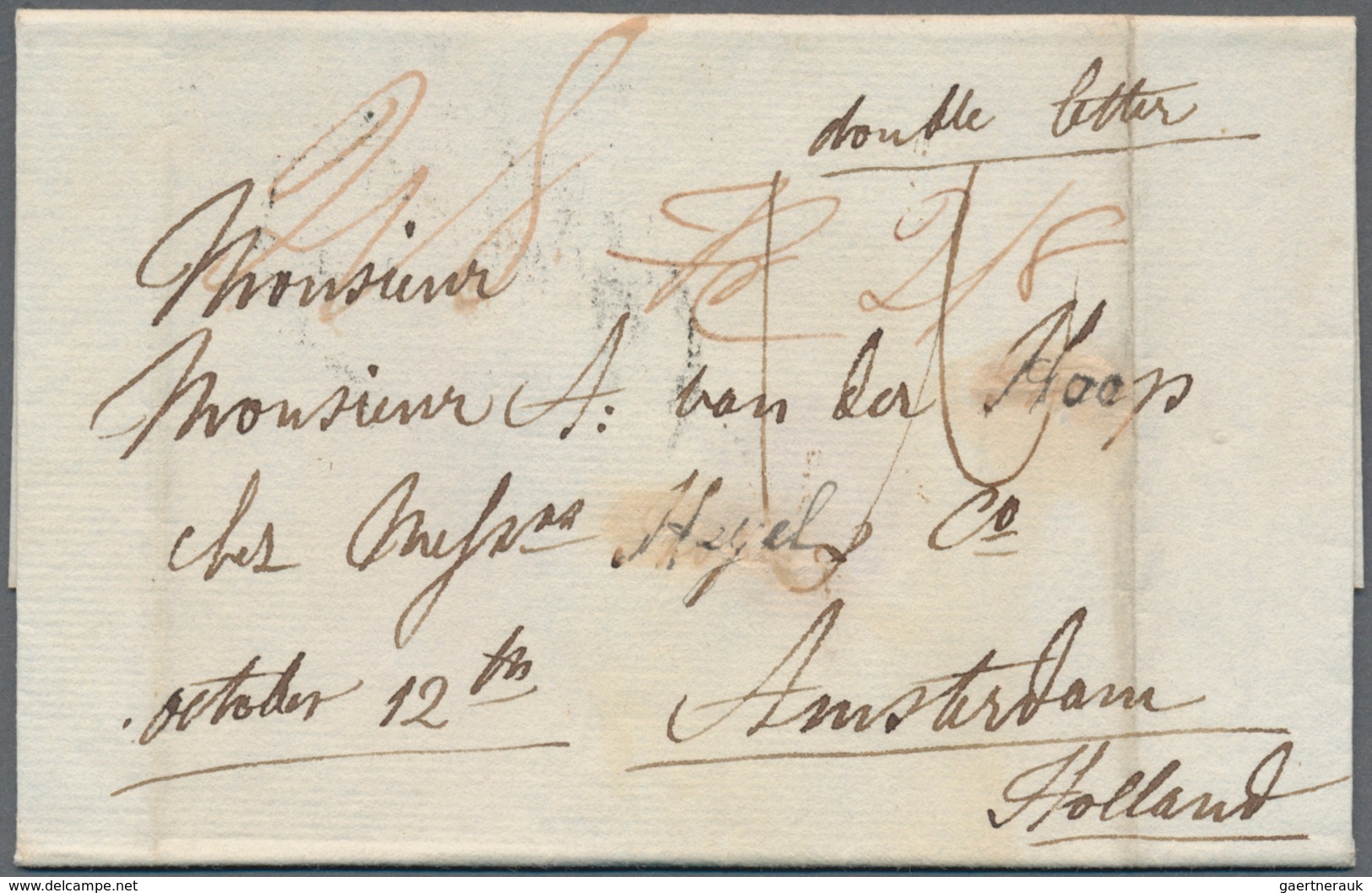 Niederlande: 1785/1850, Incoming Mail To Netherland Mostly From Two Archives With Letters Mostly Fro - Lettres & Documents