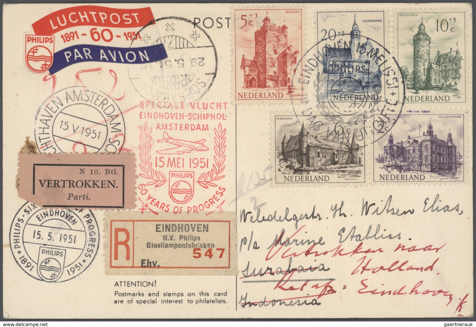 Niederlande: 1877/1957, Netherlands/colonies, Holding Of Apprx. 140 Covers/cards/stationeries/ppc Wi - Lettres & Documents