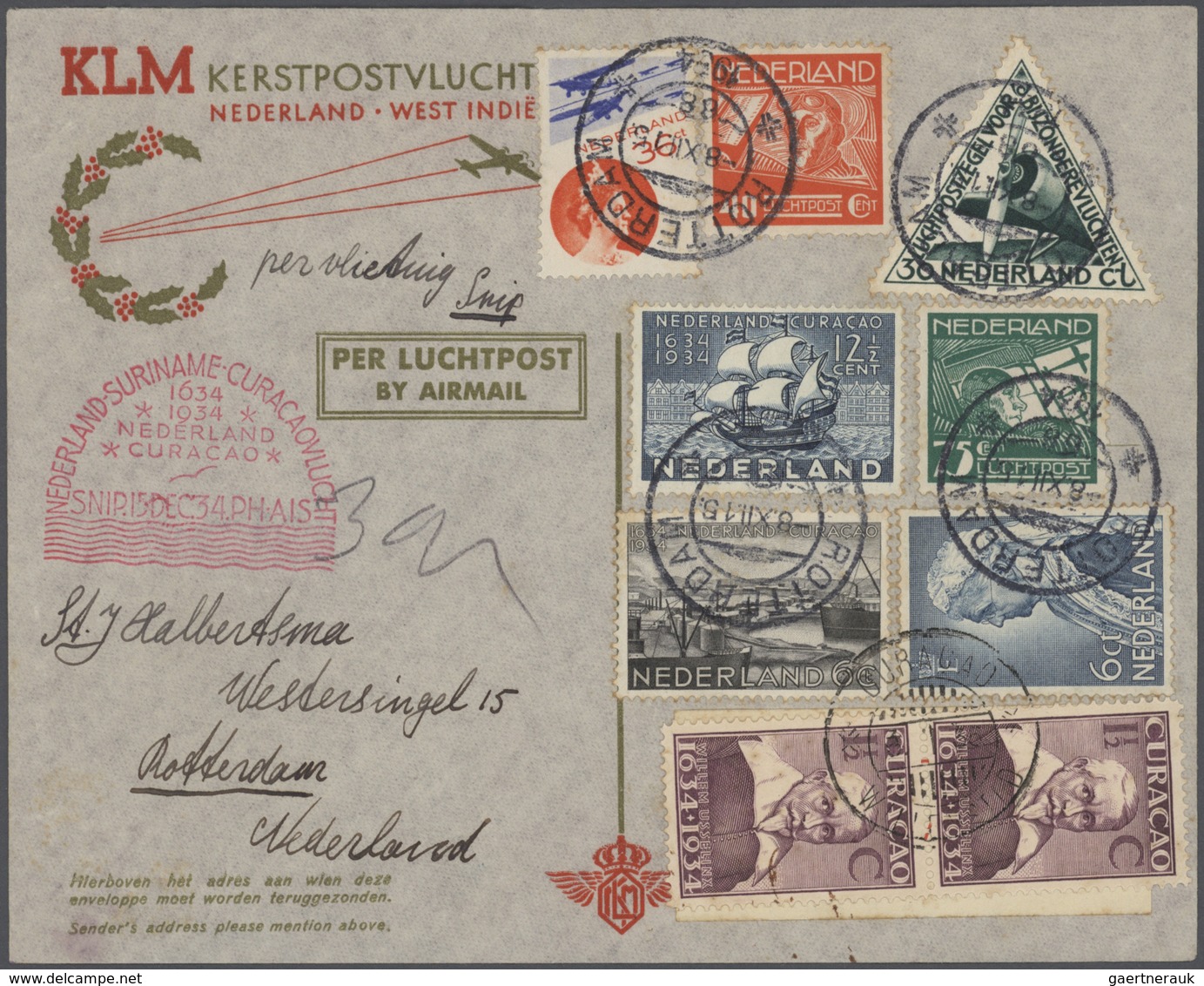 Niederlande: 1877/1957, Netherlands/colonies, holding of apprx. 140 covers/cards/stationeries/ppc wi