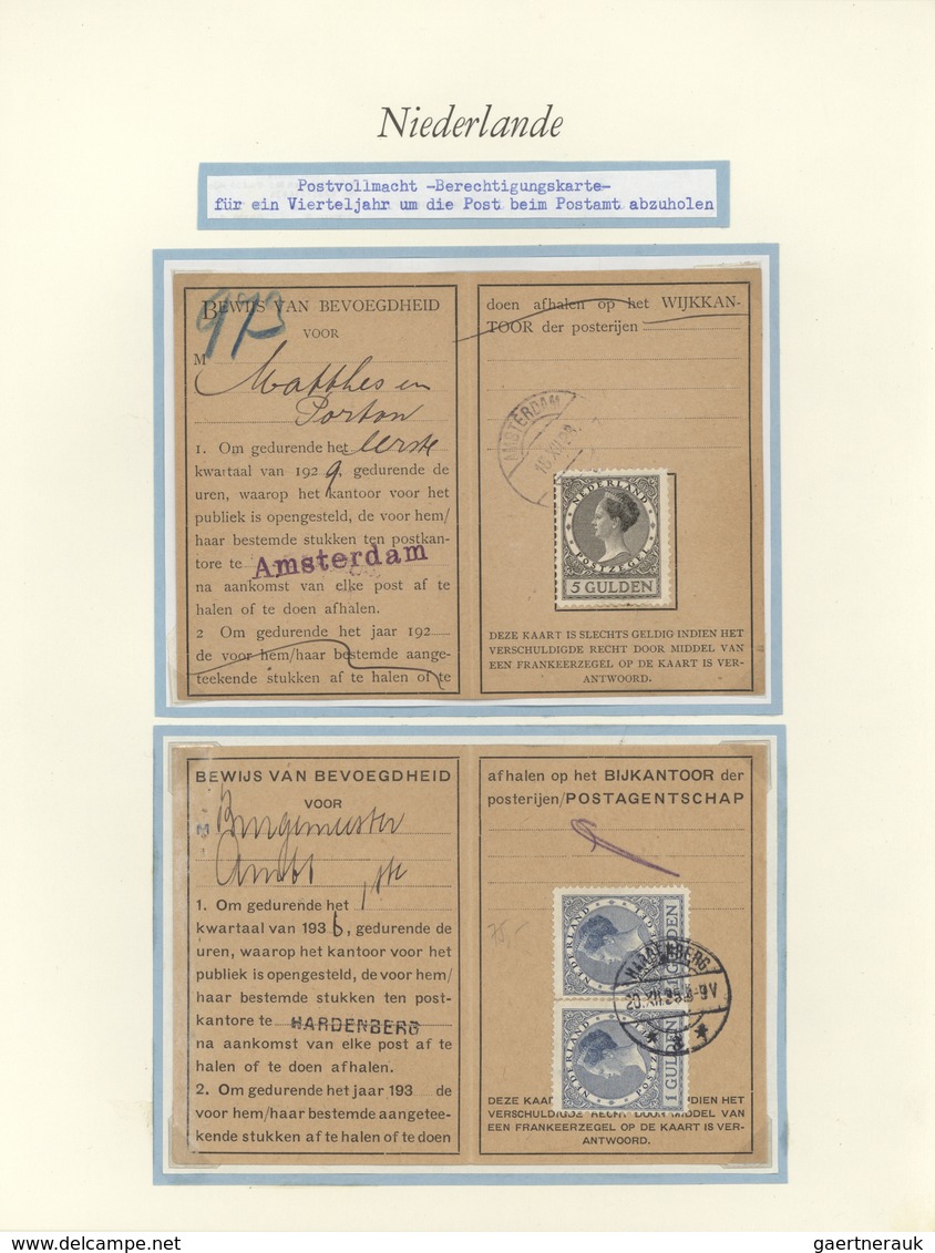 Niederlande: 1925/1945 Ca., Attractive Collection With Ca. 80 Covers, Comprising Various Aspects Of - Lettres & Documents
