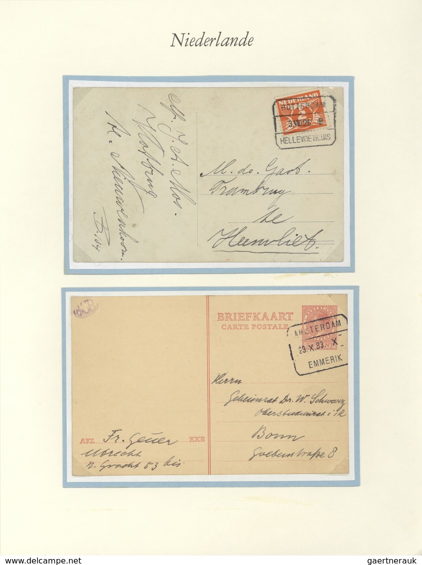 Niederlande: 1925/1945 ca., attractive collection with ca. 80 covers, comprising various aspects of