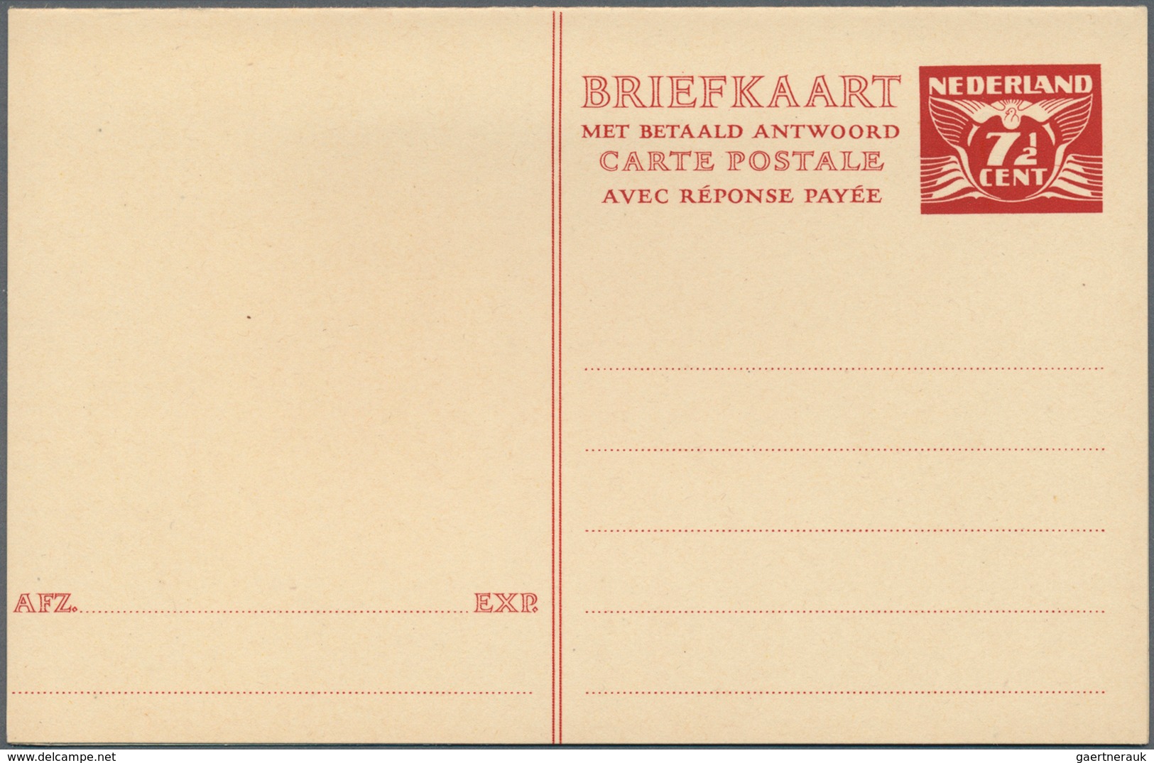 Niederlande - Ganzsachen: 1872/1947, Collection Of Apprx. 117 (apparently Mainly Different) Unused S - Material Postal