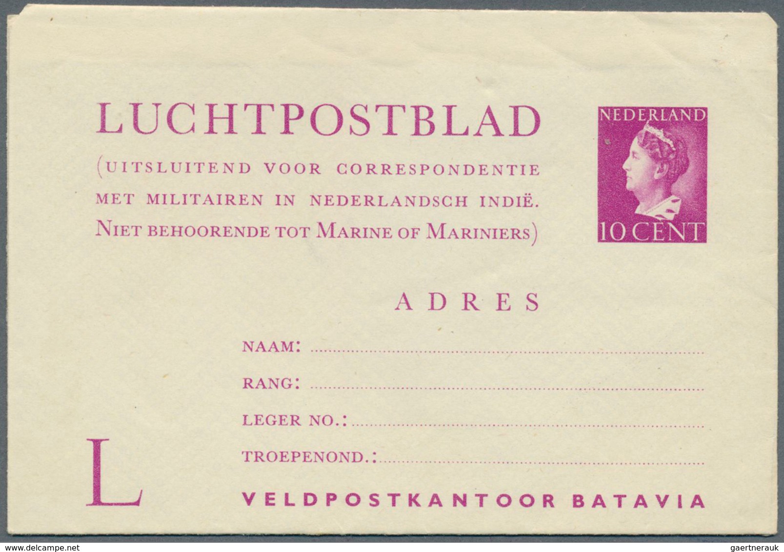 Niederlande - Ganzsachen: 1875/1954 Ca., Collection With More Than 80 Mint Postal Stationeries From - Material Postal