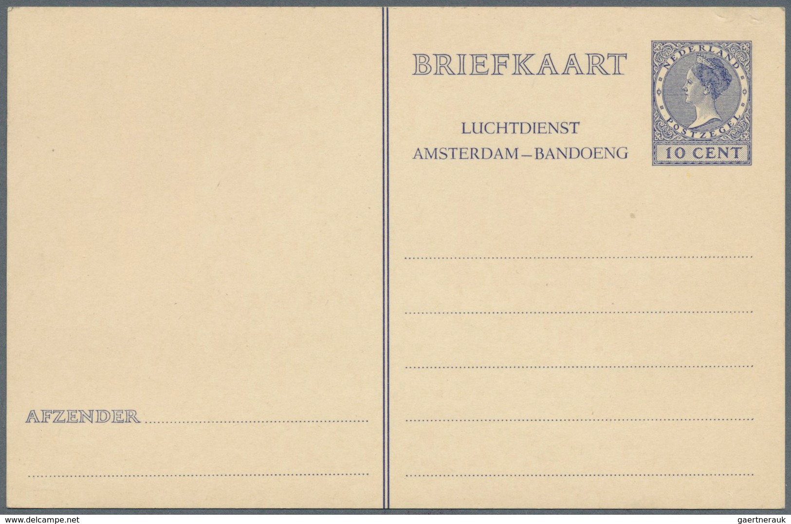 Niederlande - Ganzsachen: 1875/1954 Ca., Collection With More Than 80 Mint Postal Stationeries From - Material Postal