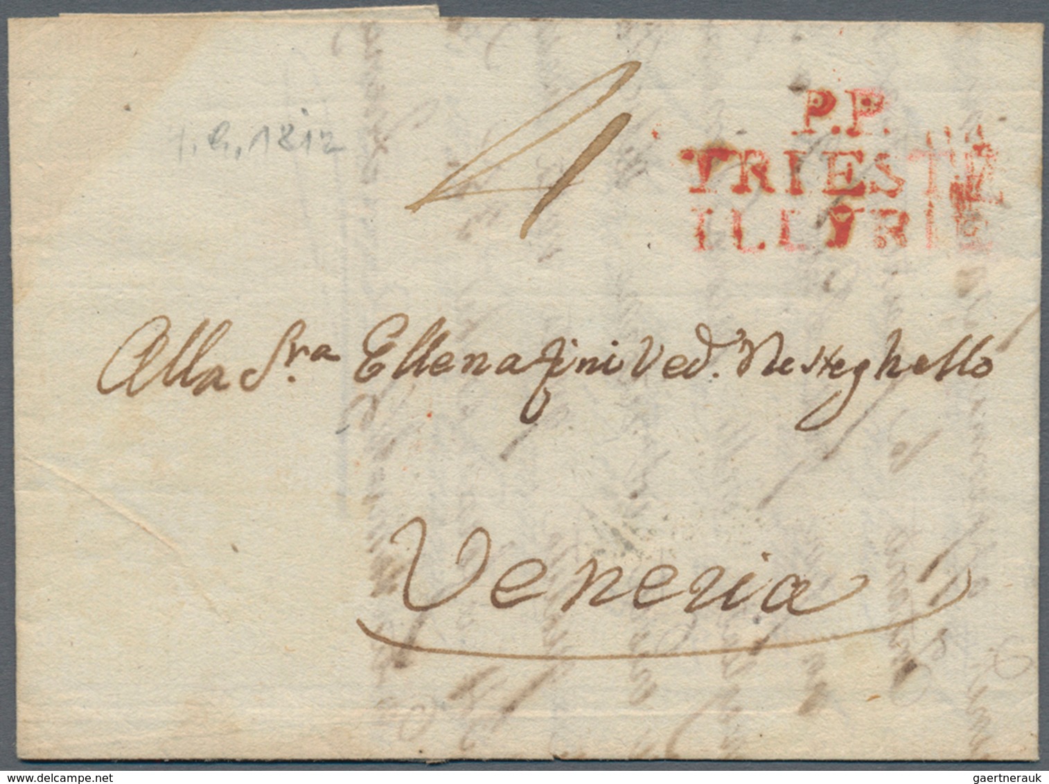 Österreich - Vorphilatelie: 1780er-1840er Jahre Ca.: Kollektion Von 45 Vorphilabriefen Aus Altösterr - ...-1850 Prephilately