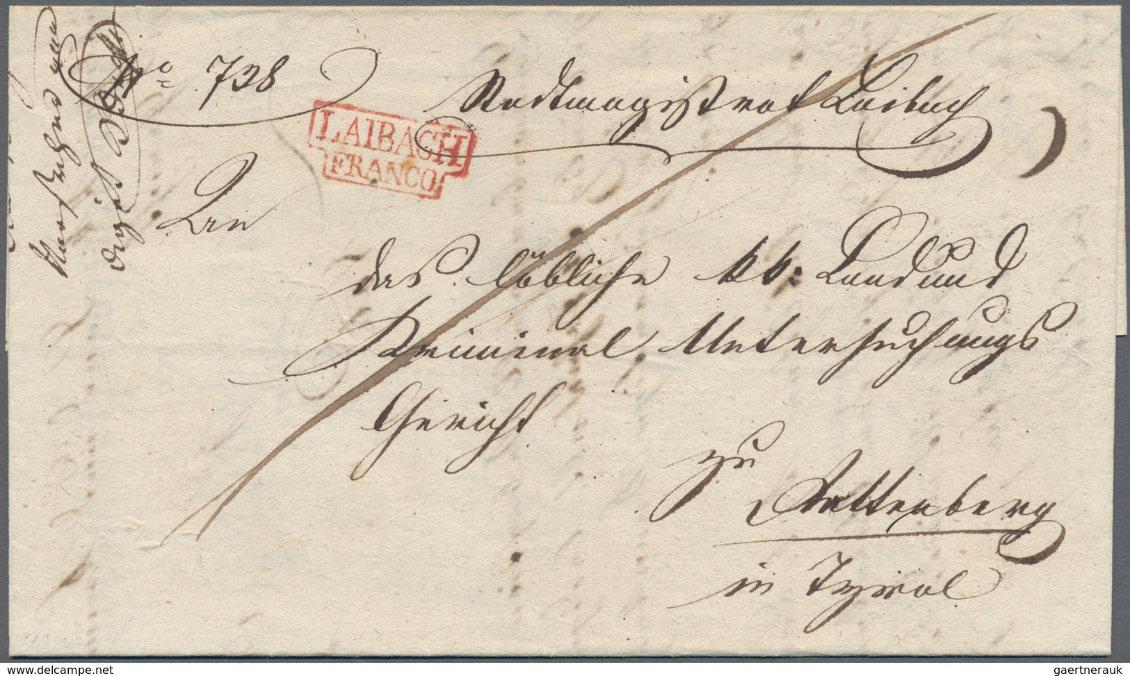 Österreich - Vorphilatelie: 1780er-1840er Jahre Ca.: Kollektion Von 45 Vorphilabriefen Aus Altösterr - ...-1850 Prephilately