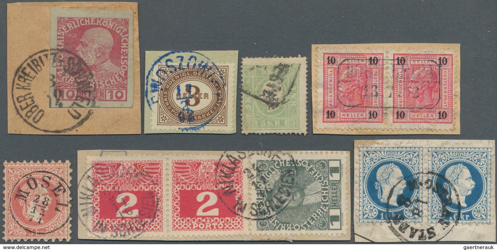 Österreich: 1850/1918, Sauberes Lot Ab Der Ersten Ausgabe, Auch Etwas Lombardei Und Venetien, Besser - Otros & Sin Clasificación