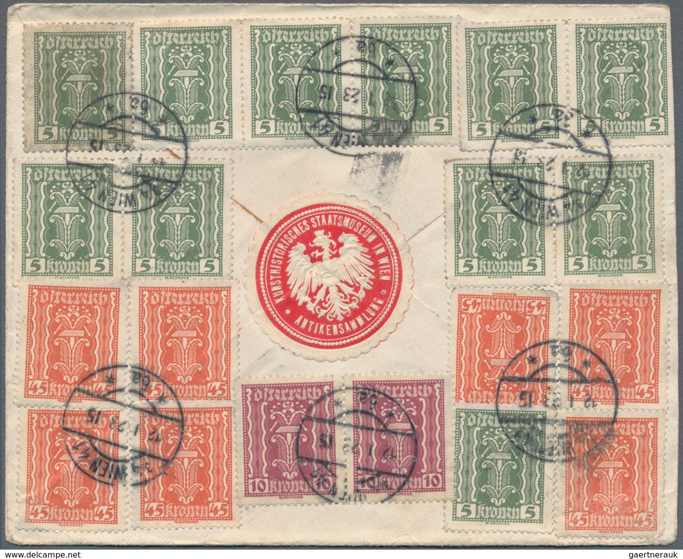 Österreich: 1850er-1950er Jahre Ca.: Posten Von Hunderten Von Briefen, Postkarten, Ganzsachen U.a. I - Otros & Sin Clasificación