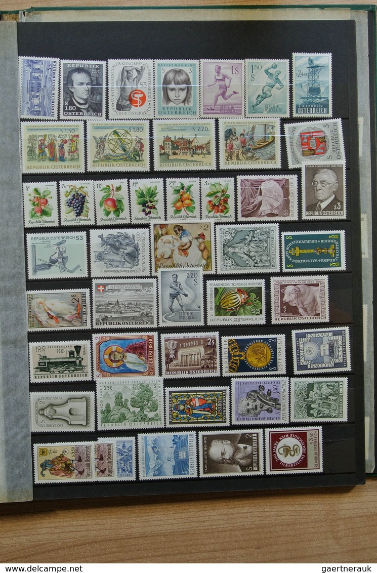 Österreich: 1860-1978. Nice collection/lot with duplication, most of the value is in the duplicated