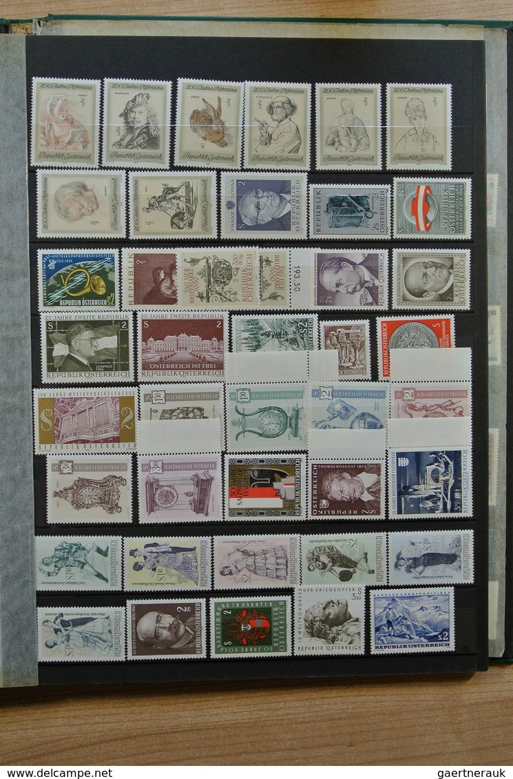 Österreich: 1860-1978. Nice collection/lot with duplication, most of the value is in the duplicated