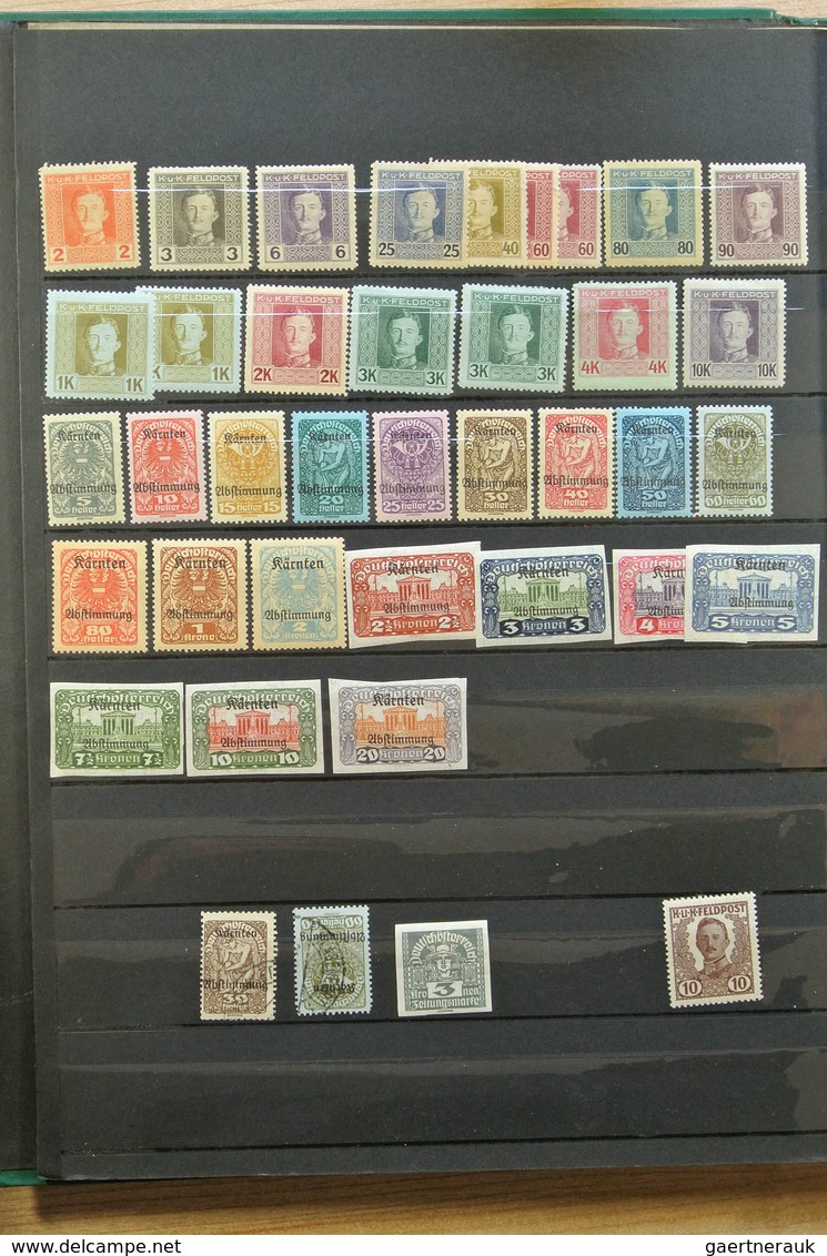 Österreich: 1860-1978. Nice collection/lot with duplication, most of the value is in the duplicated