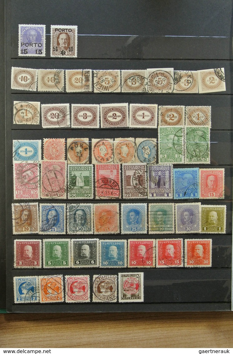 Österreich: 1860-1978. Nice collection/lot with duplication, most of the value is in the duplicated