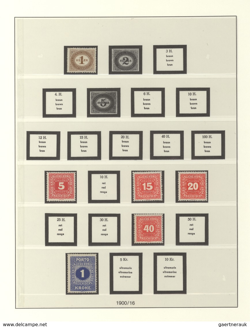 Österreich: 1922/1938, Sammlung 1. REPUBLIK im Lindner-Album mit vielen kompletten und auch besseren
