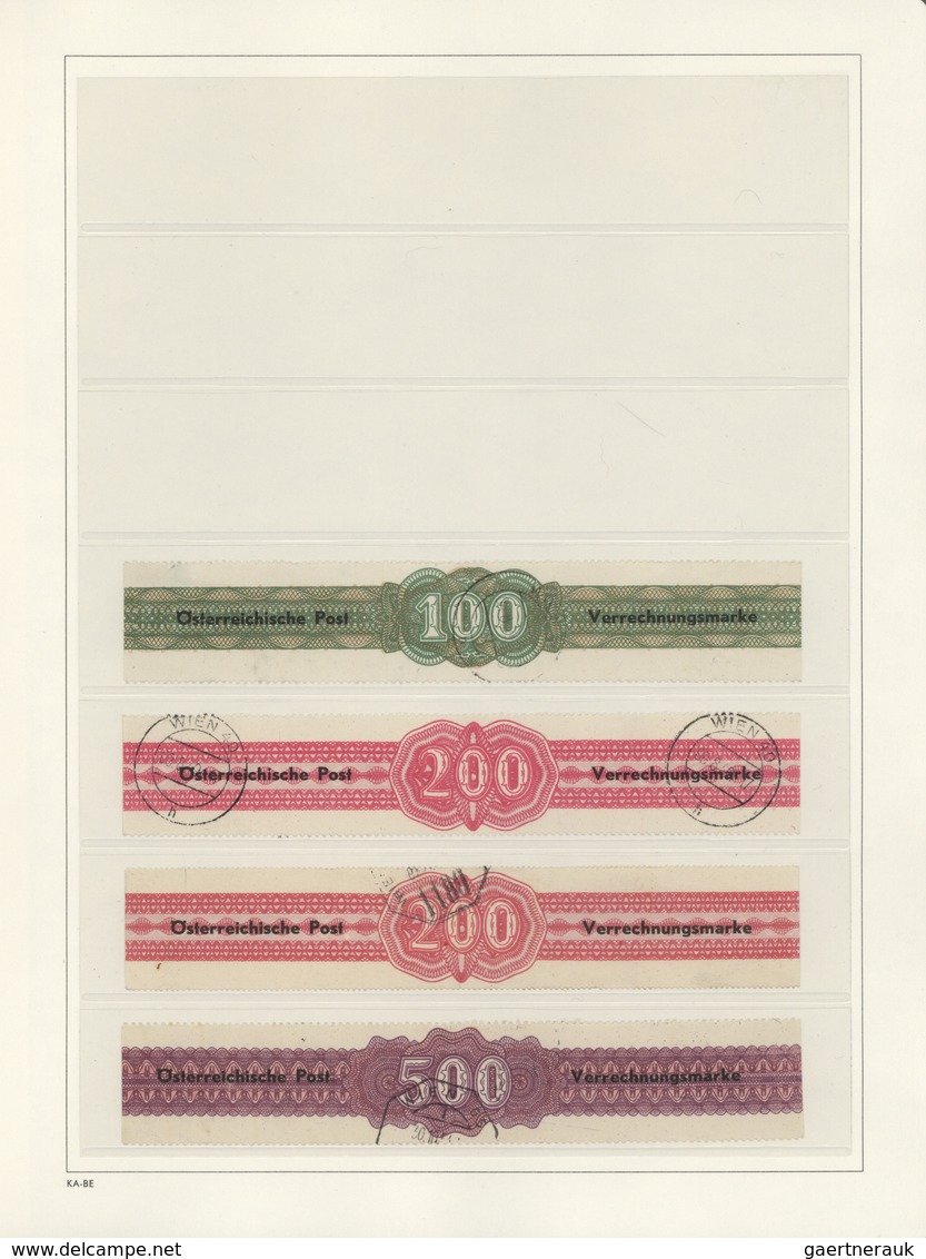 Österreich: 1945/2001, Schöne Und Gehaltvolle Sammlung, Sowohl Gestempelt Als Auch Postfrisch Angele - Otros & Sin Clasificación