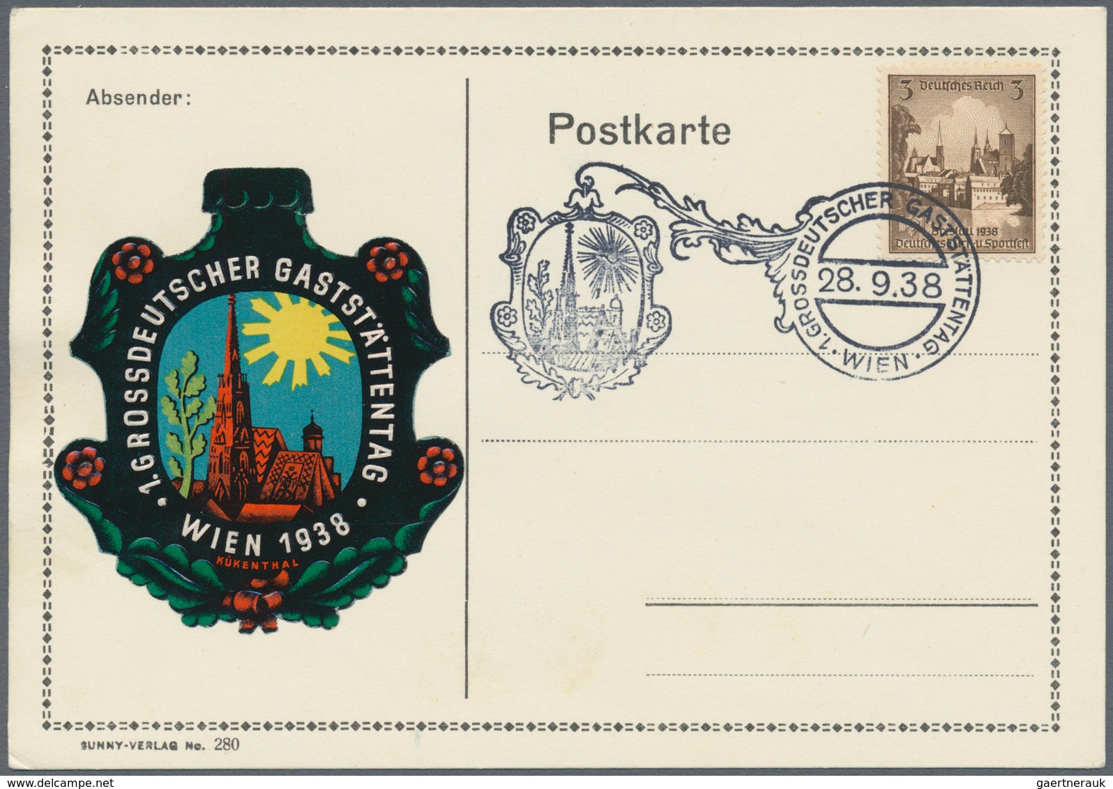 Österreich - Ostmark: 1938/1944, SONDERSTEMPEL OSTMARK, reichhaltige Sammlung mit über 800 Briefen,