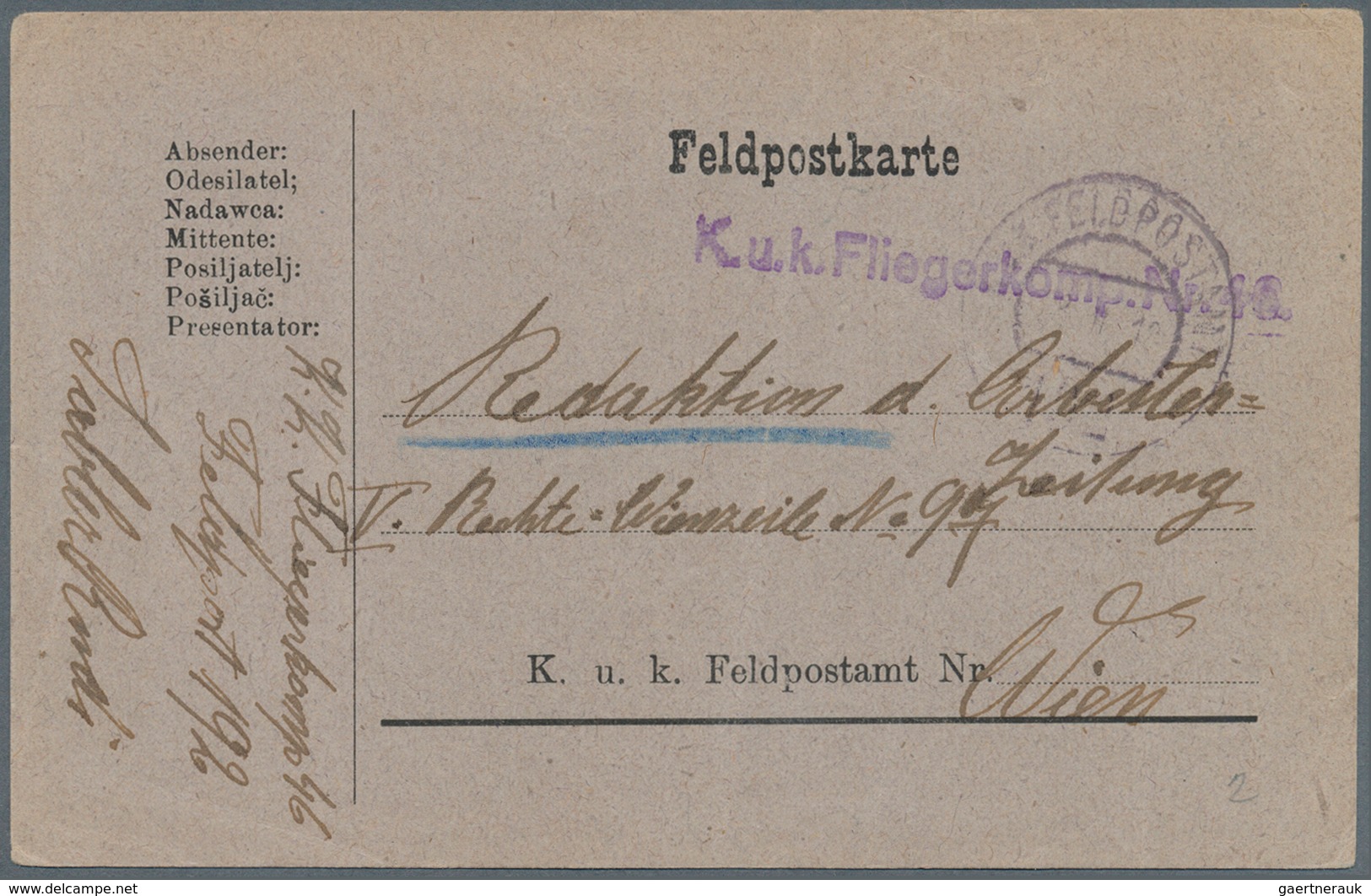 Österreich - Militärpost / Feldpost: 1820/1918, Hochinteressante Partie Von Ca. 125 Briefen/Karten, - Otros & Sin Clasificación