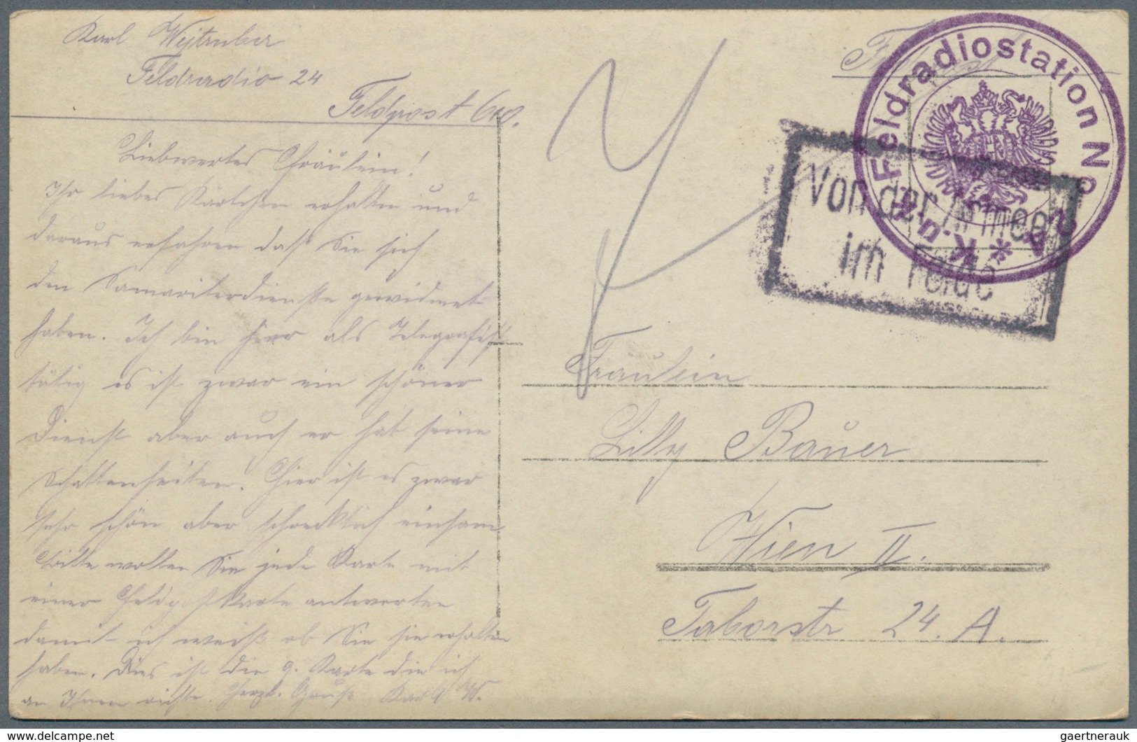 Österreich - Militärpost / Feldpost: 1820/1918, Hochinteressante Partie Von Ca. 125 Briefen/Karten, - Otros & Sin Clasificación