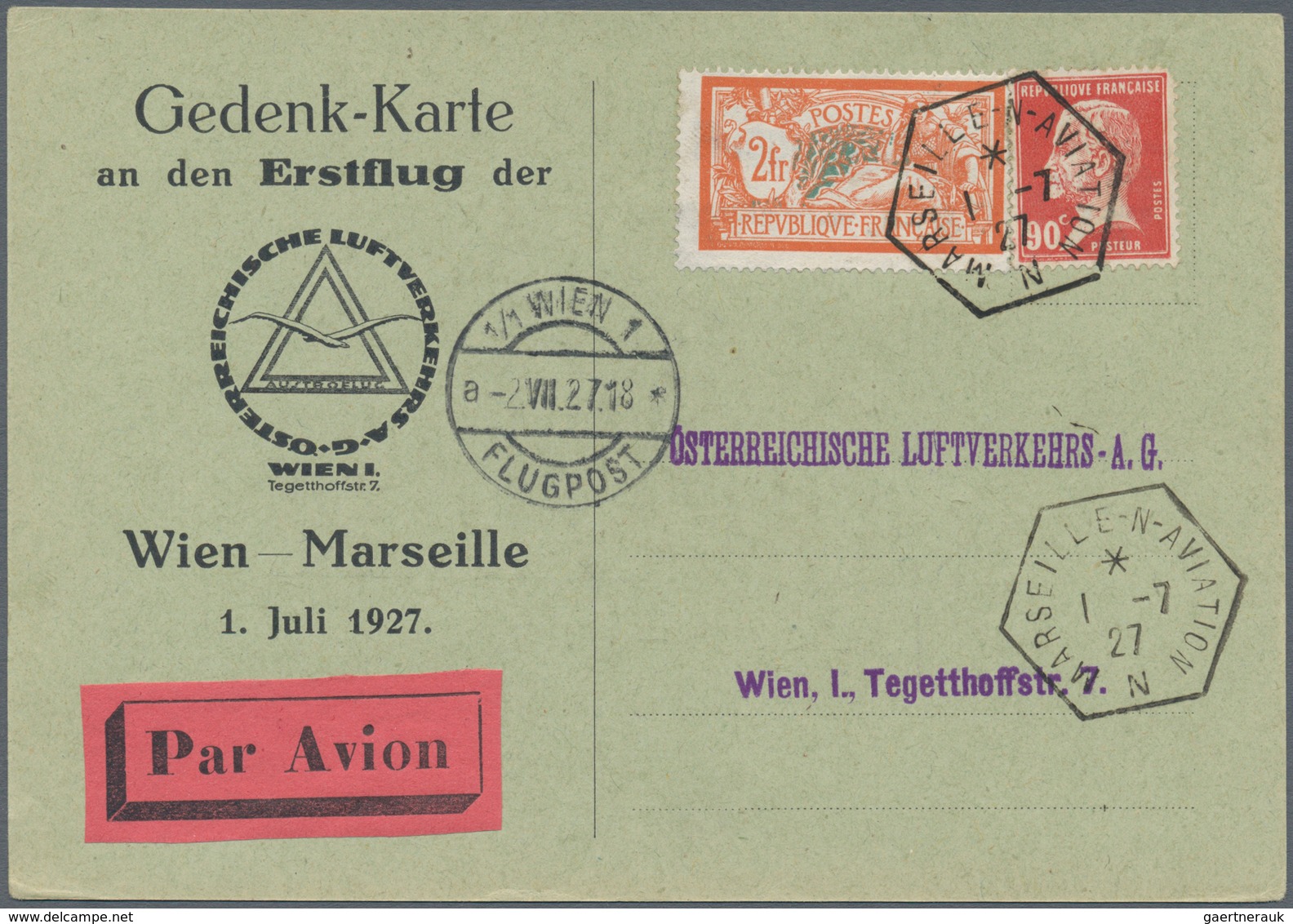 Österreich - Flugpost: 1918/1938, gehaltvolle Sammlung mit über 250 Flugpostbelegen, chronologisch s