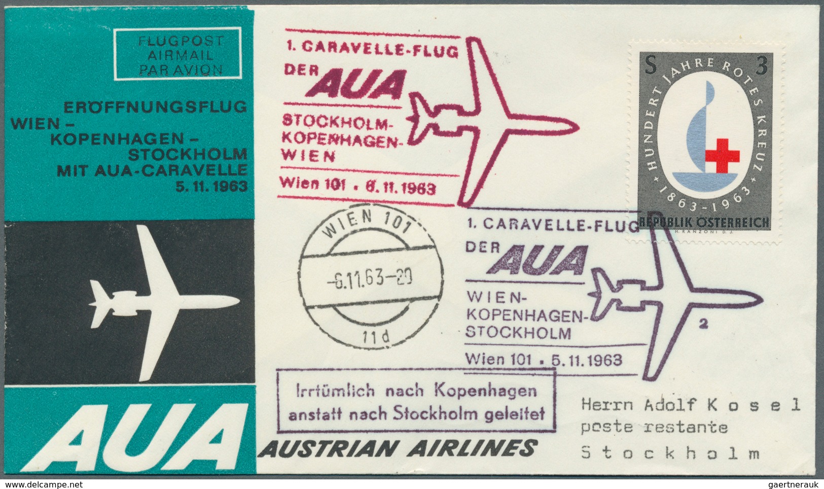 Österreich - Flugpost: 1958/1971, AUA - Austrian Airlines, Sehr Gehaltvolle überkomplette Sammlung M - Otros & Sin Clasificación
