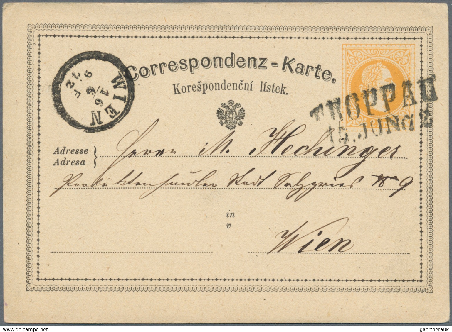 Österreich - Ganzsachen: 1869/1882, Spezialsammlung Mit Ca.210 Gebrauchten Und Ungebrauchten Ganzsac - Autres & Non Classés