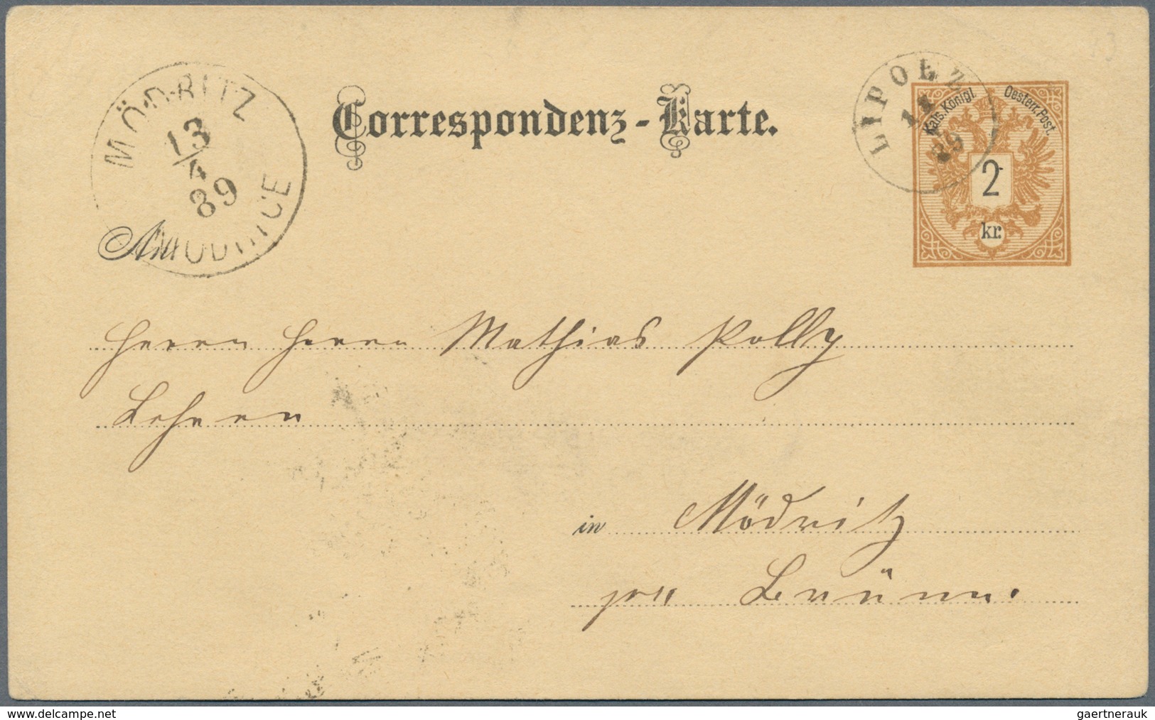 Österreich - Ganzsachen: 1883/1897, Reichhaltige Sammlung Mit Ca.370 Ganzsachen-Postkarten Der Kreuz - Otros & Sin Clasificación