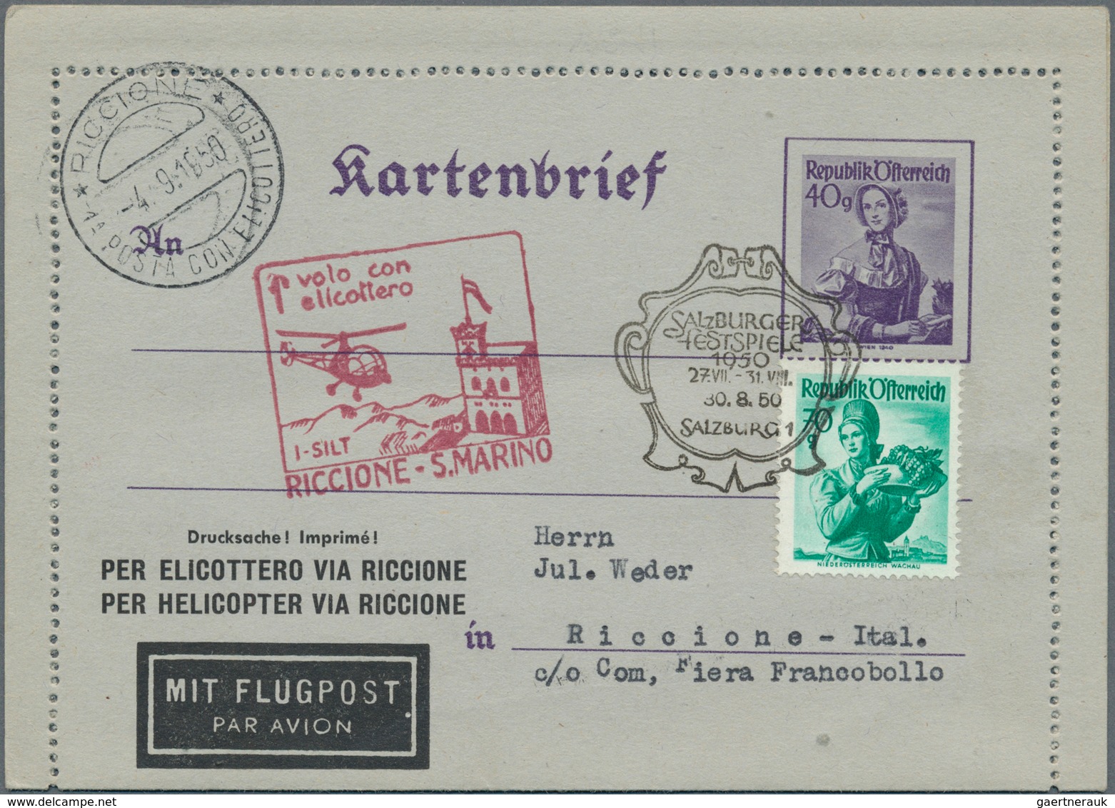 Österreich - Ganzsachen: 1886/1949, Slg. mit ca.150 Ganzsachen-Kartenbriefen ab der Kreuzerzeit bis