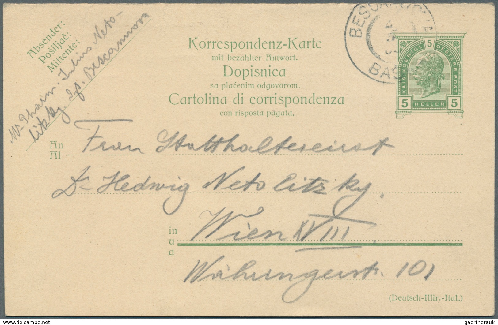 Österreich - Ganzsachen: 1900/1919, reichhaltige Sammlung mit ca.450 Ganzsachen-Postkarten der "Hell