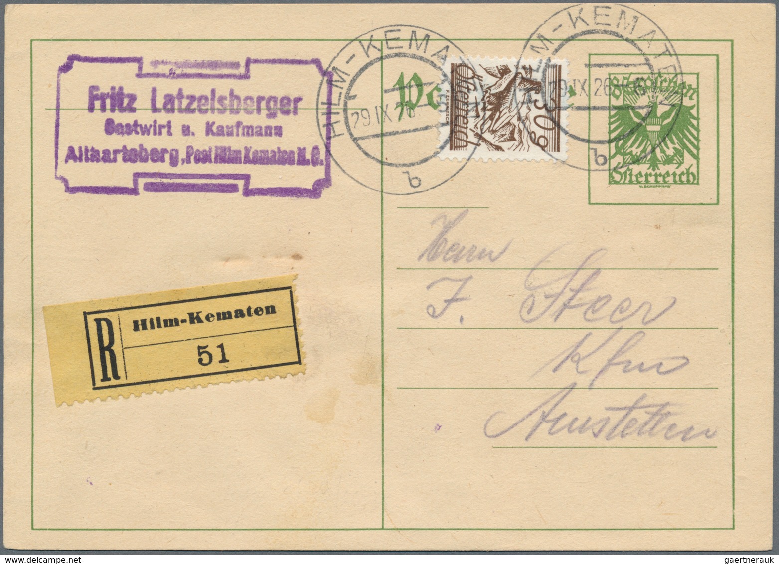 Österreich - Ganzsachen: 1920/1938, Interessante Sammlung Mit über 180 Ganzsachen-Postkarten Der 1.R - Autres & Non Classés