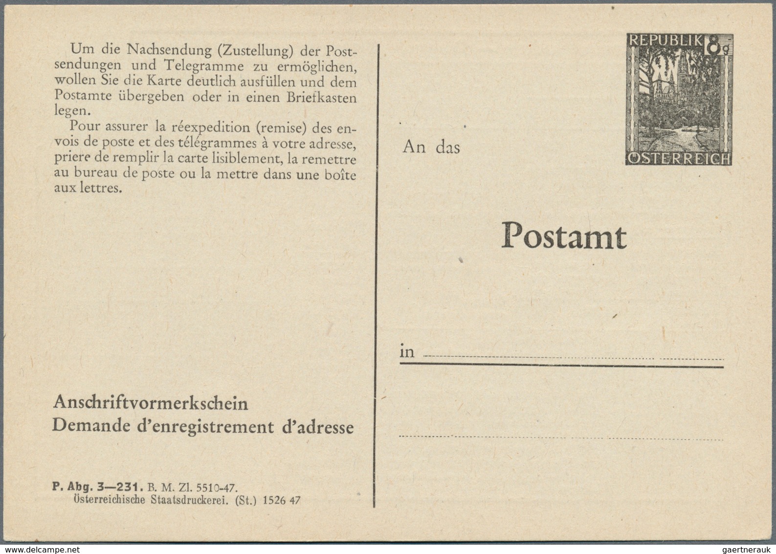 Österreich - Ganzsachen: 1932/1980, reichhaltige Sammlung mit ca.70 meist verschiedenen Anschriftenä