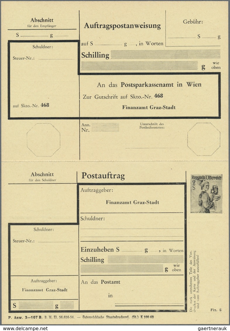 Österreich - Ganzsachen: 1958/1976, Sehr Schöne Partie Mit 12 Verschiedenen Ungebrauchten Postauftra - Otros & Sin Clasificación