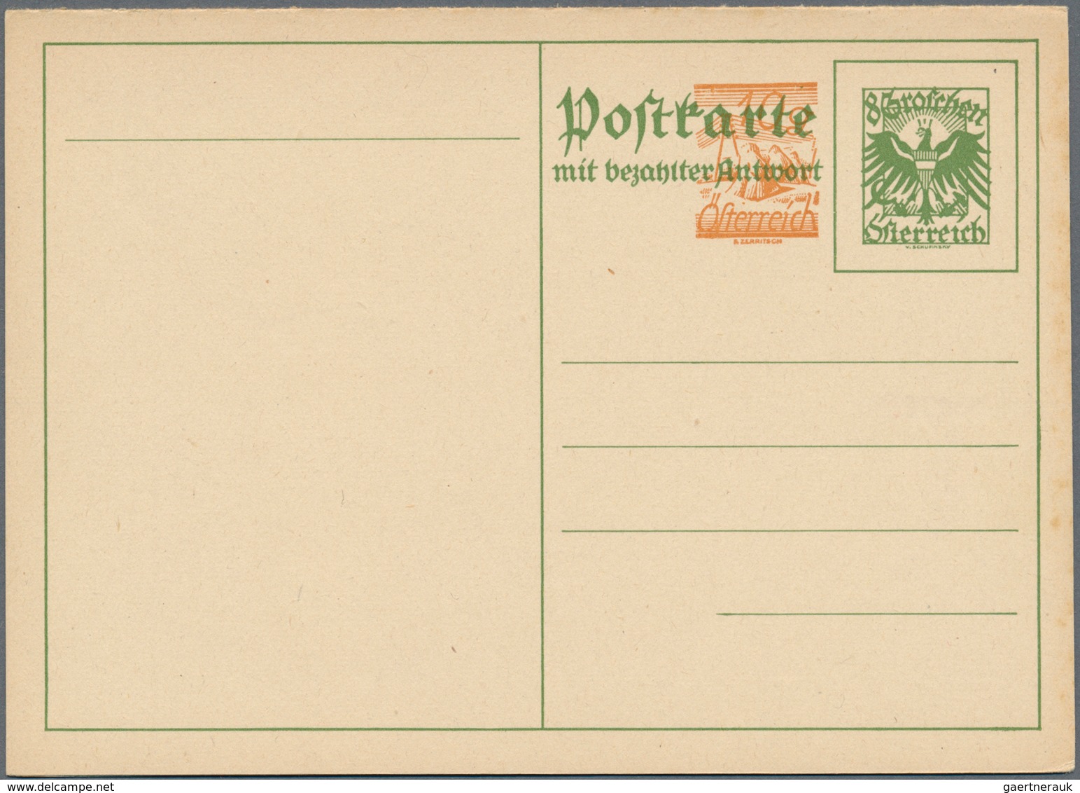 Österreich - Privatganzsachen: 1918/1928, sehr gehaltvolle Sammlung mit 82 amtlichen ungebrauchten G
