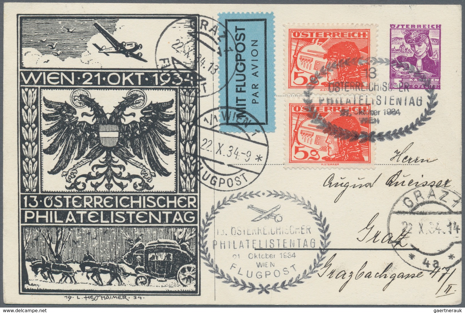 Österreich - Privatganzsachen: 1922/1938, gehaltvolle und attraktive Sammlung mit über 500 Privatgan