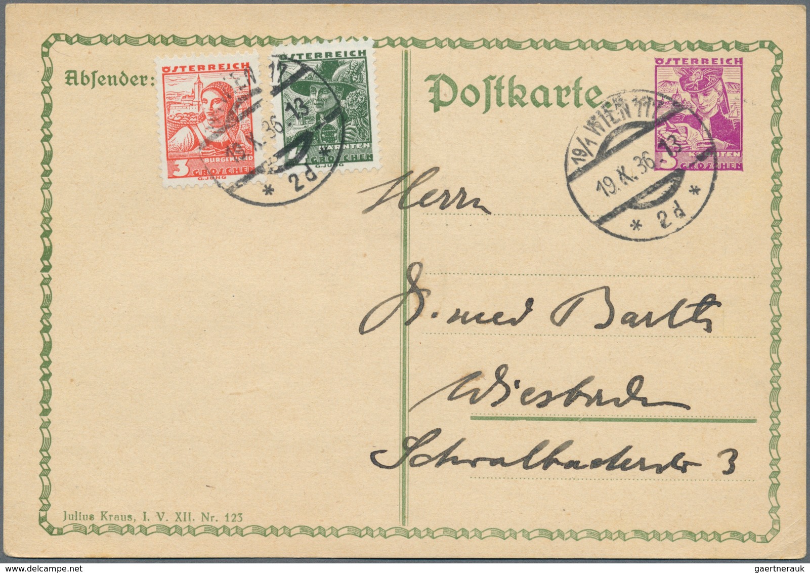 Österreich - Privatganzsachen: 1922/1938, Interessante Sammlung Mit 114 Privatganzsachen (76 Postkar - Otros & Sin Clasificación