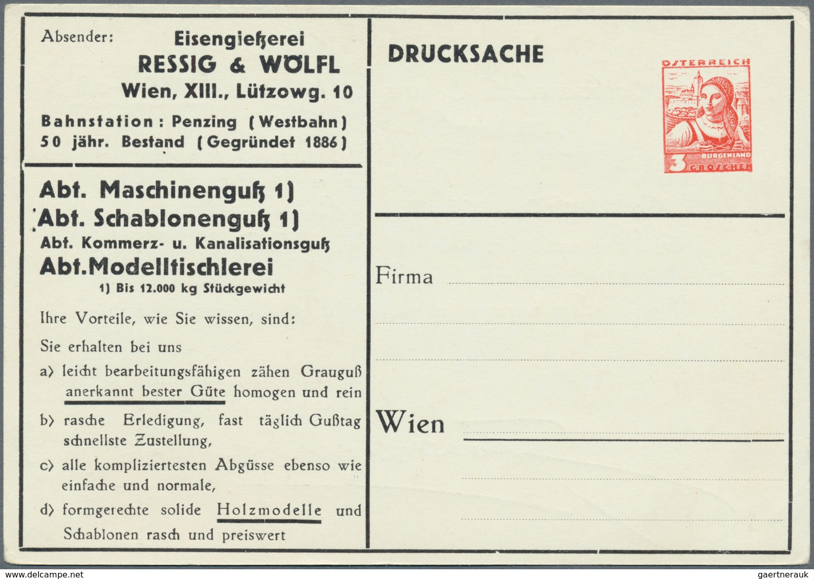 Österreich - Privatganzsachen: 1922/1938, interessante Sammlung mit 114 Privatganzsachen (76 Postkar