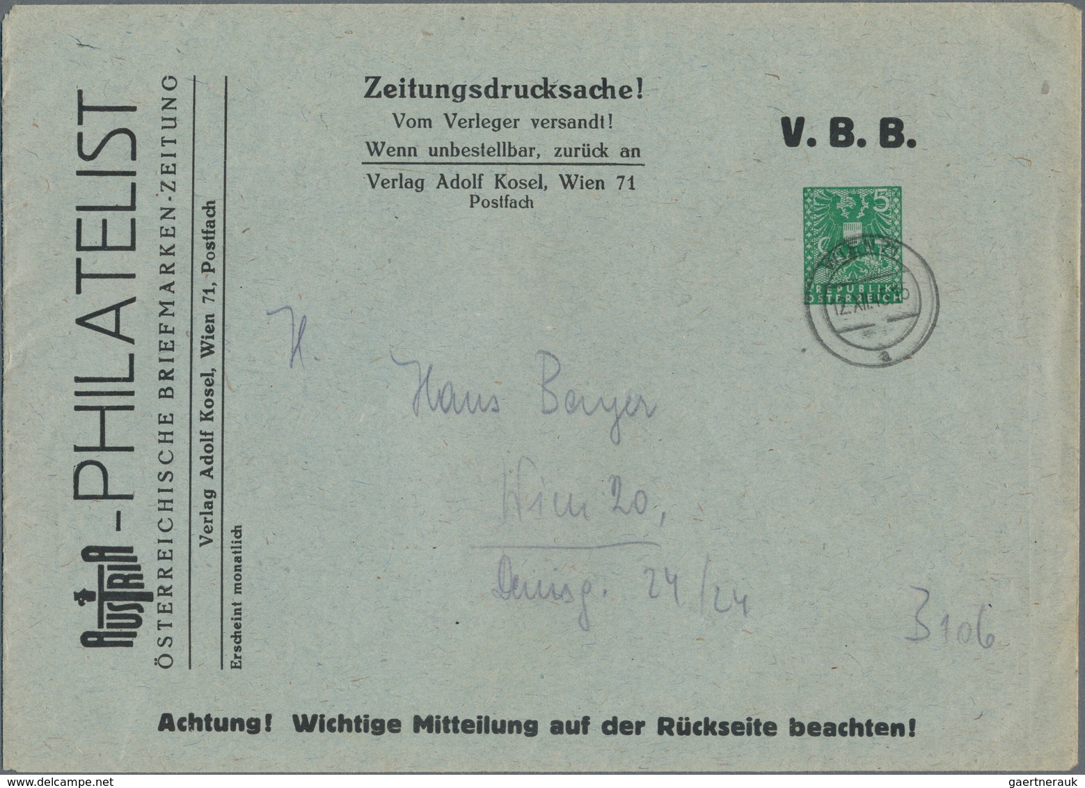 Österreich - Privatganzsachen: 1945/1956, Gehaltvoller, Nach Verwendeten Wertstempeln Sortierter Sam - Other & Unclassified