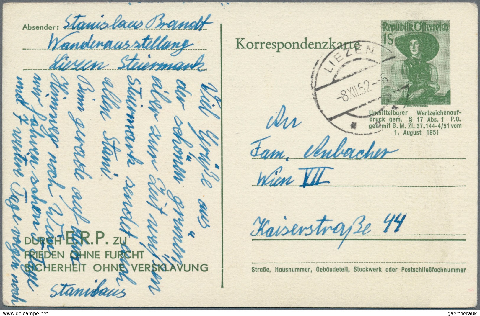 Österreich - Privatganzsachen: 1948/1974, Gehaltvoller Sammlungsbestand Mit 54 Gebrauchten Und Ungeb - Autres & Non Classés