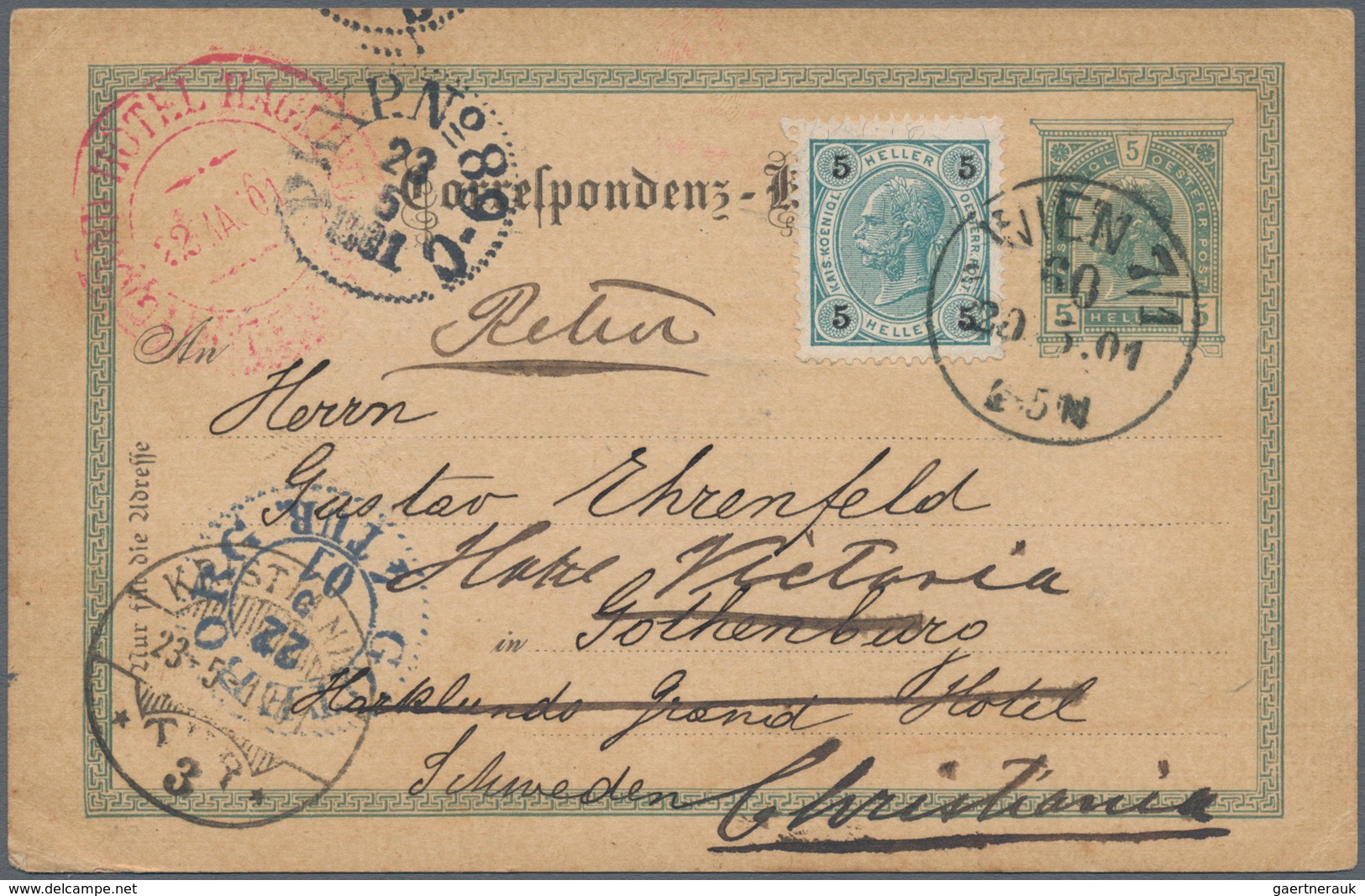 Österreich - Stempel: 1833/1925 Ca., WIEN, Umfangreiche Sammlung Der Stempel Von Wien Mit Ca.250 Bel - Máquinas Franqueo (EMA)